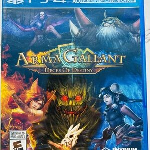ArmaGallant: Decks of Destiny (Sony PlayStation 4, 2017)